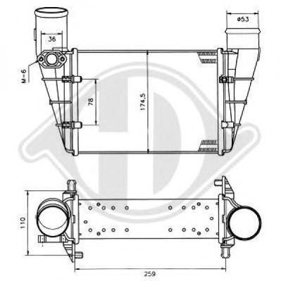 Intercooler, compresor