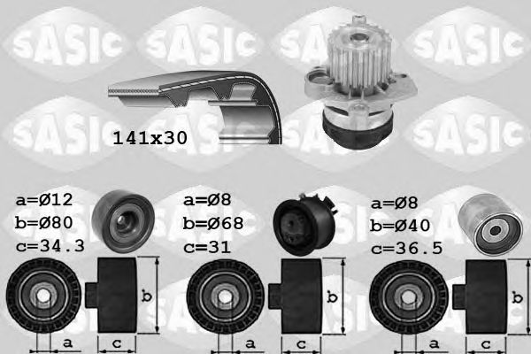 Set pompa apa + curea dintata