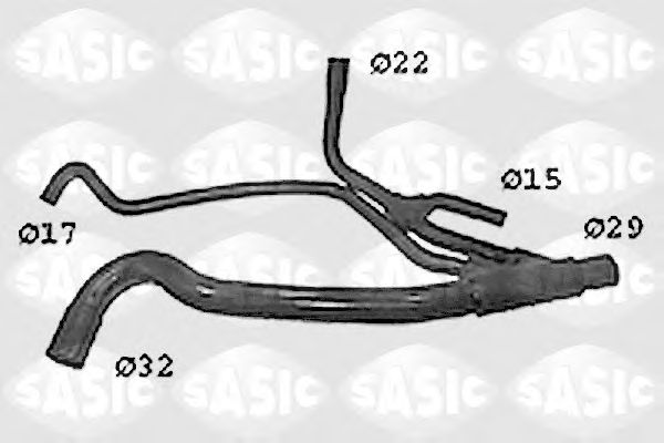 Furtun radiator RENAULT MEGANE I SCENIC I