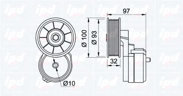 intinzator,curea transmisie