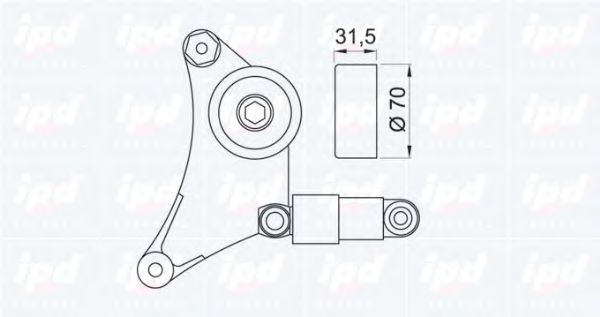 Intinzator curea, curea distributie