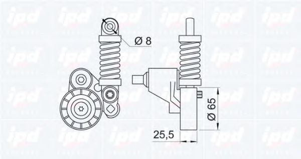 Intinzator curea, curea distributie