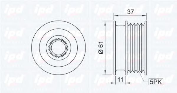 Sistem roata libera, generator