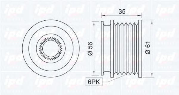 Sistem roata libera, generator