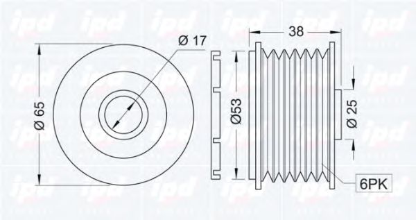 Sistem roata libera, generator