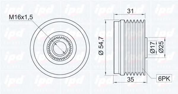 Sistem roata libera, generator