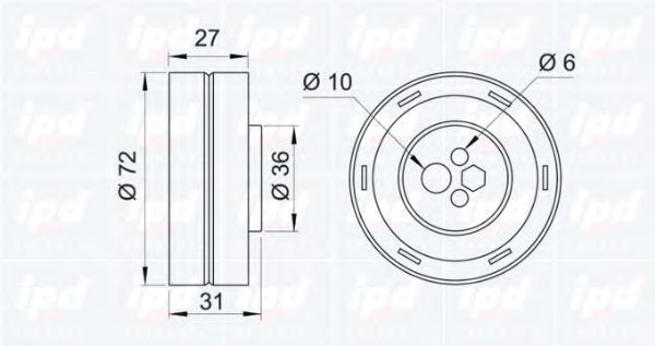 rola intinzator,curea distributie