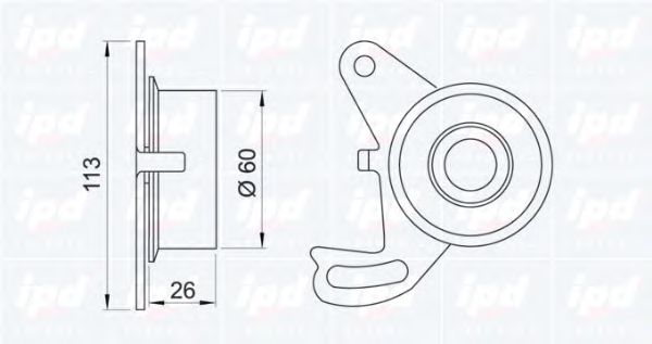 rola intinzator,curea distributie