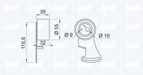 rola intinzator,curea distributie