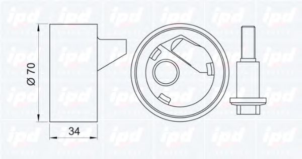 rola intinzator,curea distributie