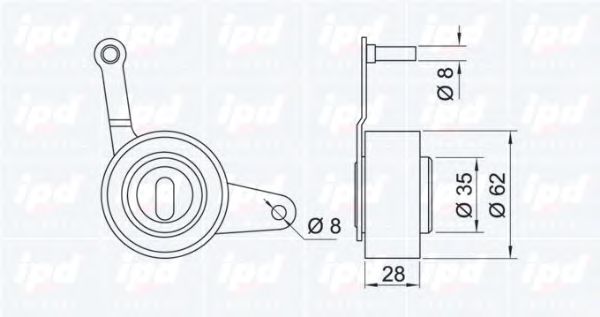 rola intinzator,curea distributie