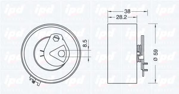 rola intinzator,curea distributie