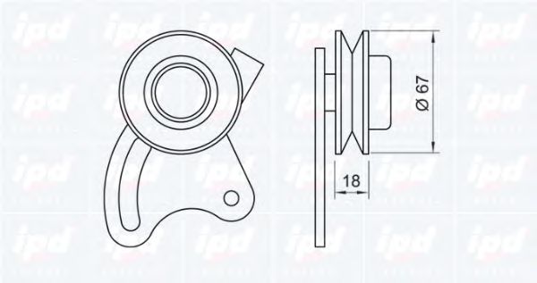 Intinzator, Curea trapezoidal