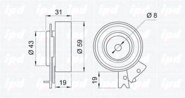 rola intinzator,curea distributie