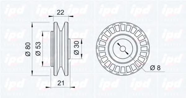 Intinzator, Curea trapezoidal