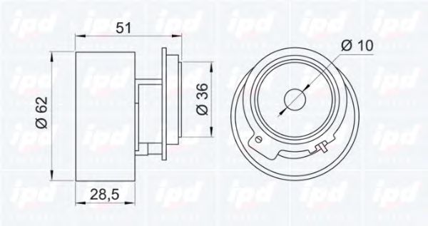 rola intinzator,curea distributie