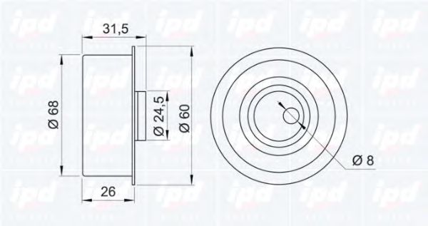 rola intinzator,curea distributie