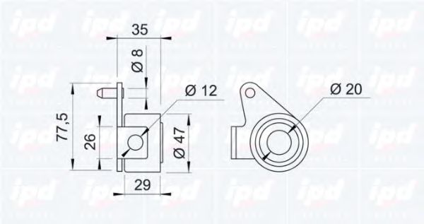 rola intinzator,curea distributie