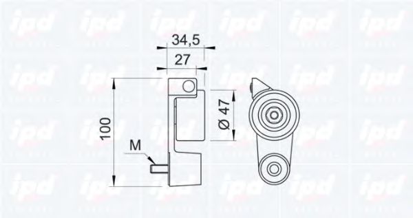 rola intinzator,curea distributie