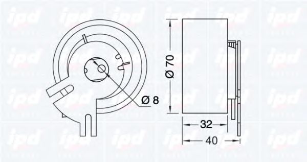 rola intinzator,curea distributie