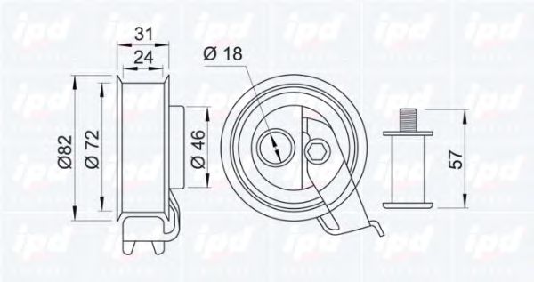 rola intinzator,curea distributie