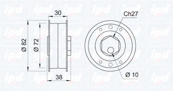 rola intinzator,curea distributie