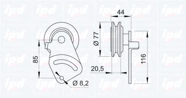 Intinzator, Curea trapezoidal