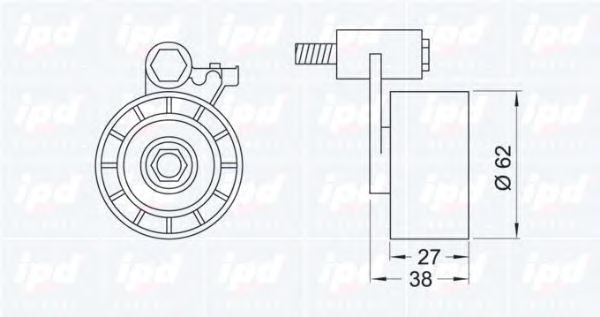 rola intinzator,curea distributie