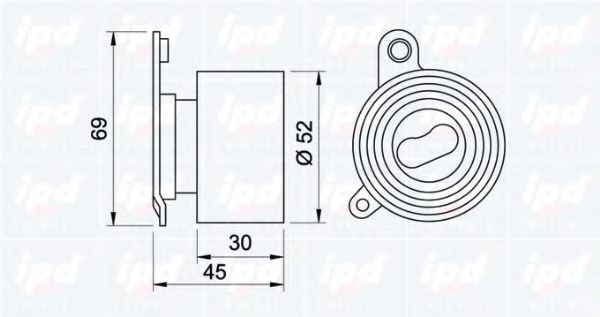 rola intinzator,curea distributie