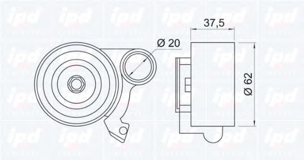 rola intinzator,curea distributie