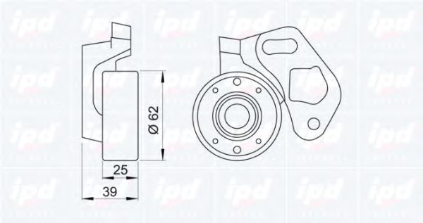 rola intinzator,curea distributie