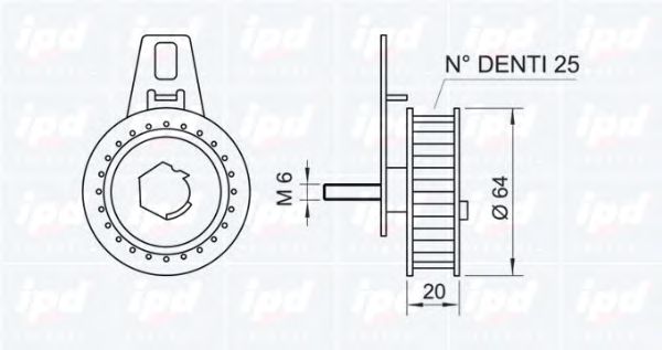 rola intinzator,curea distributie