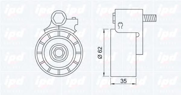 rola intinzator,curea distributie