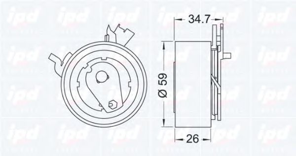 rola intinzator,curea distributie