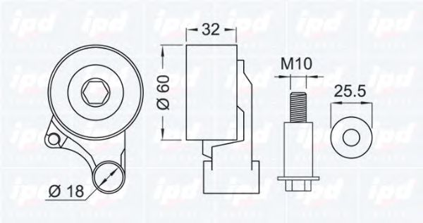 rola intinzator,curea distributie