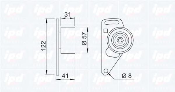 rola intinzator,curea distributie