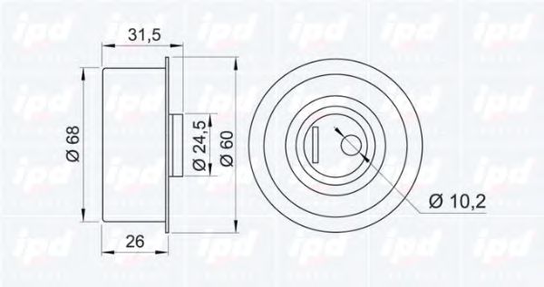 rola intinzator,curea distributie