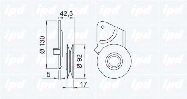 Intinzator, Curea trapezoidal