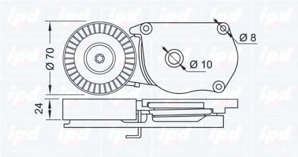 Intinzator curea, curea distributie