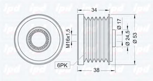 Sistem roata libera, generator