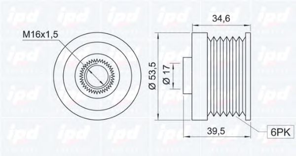 Sistem roata libera, generator