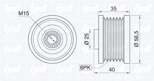 Sistem roata libera, generator