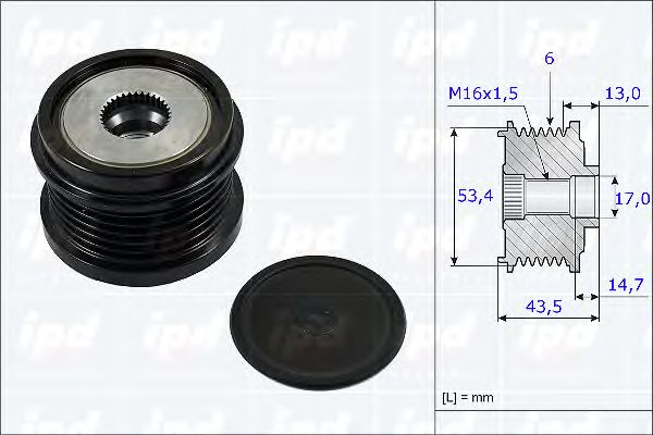 Sistem roata libera, generator