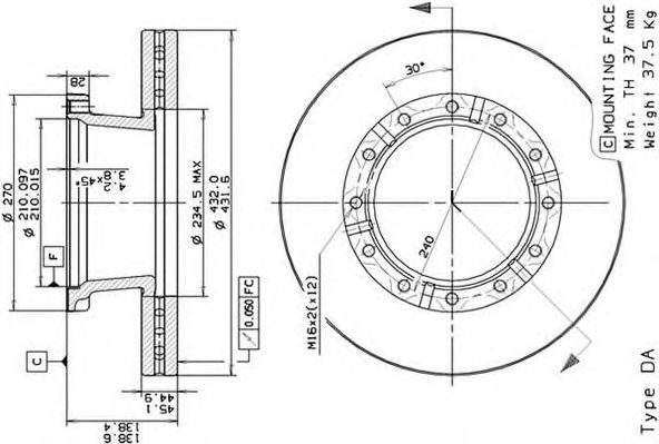 Disc frana