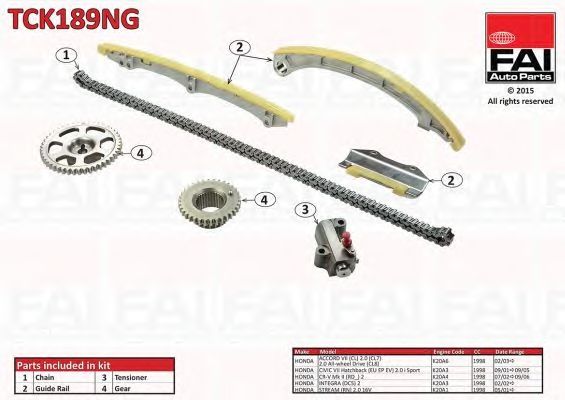 chit lant de distributie HONDA INTEGRA (02- ) / CIVIC (01-05) 2.0