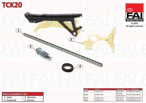 chit lant de distributie BMW 1 (E81, E87) 116I, 3 (E46) 316 I, 3 (E90) 316I