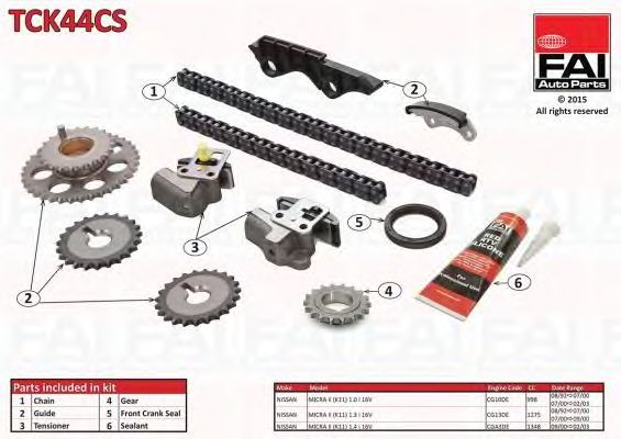 chit lant de distributie NISSAN MICRA (00- )