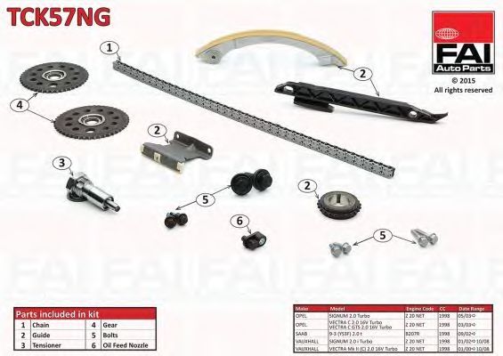 chit lant de distributie OPELDOHC SIGNUM 02-08,VECTRA C 00-08