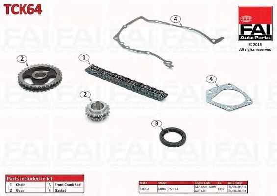 chit lant de distributie VW OHV FABIA 99-08