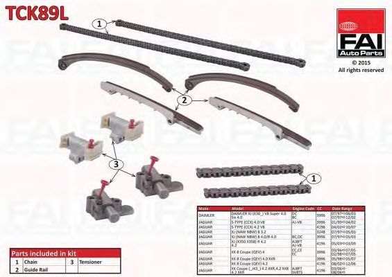 chit lant de distributie JAGUAR S-TYPE (99-07)